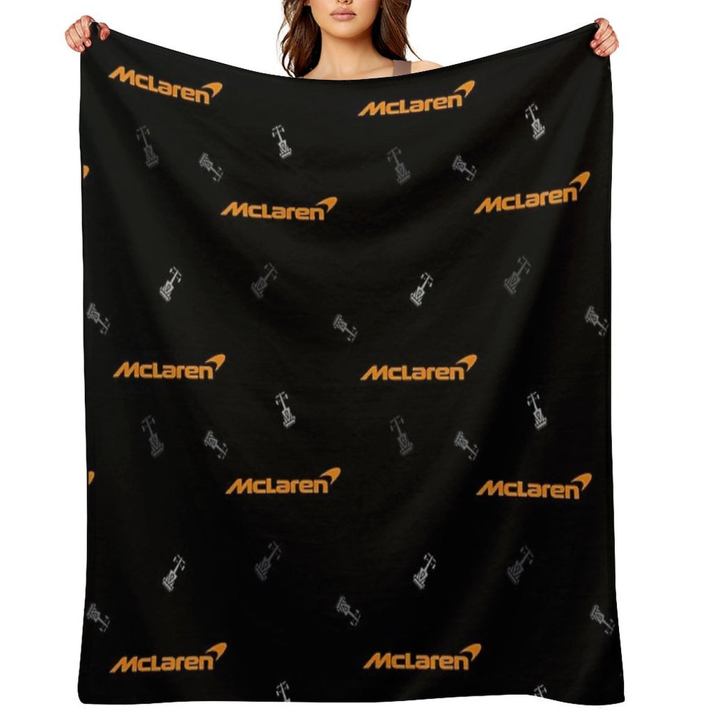 McLaren F1 Team - Speed Beyond Limits! Shrink-resistant Throw Blanket