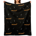 McLaren F1 Team - Speed Beyond Limits! Shrink-resistant Throw Blanket