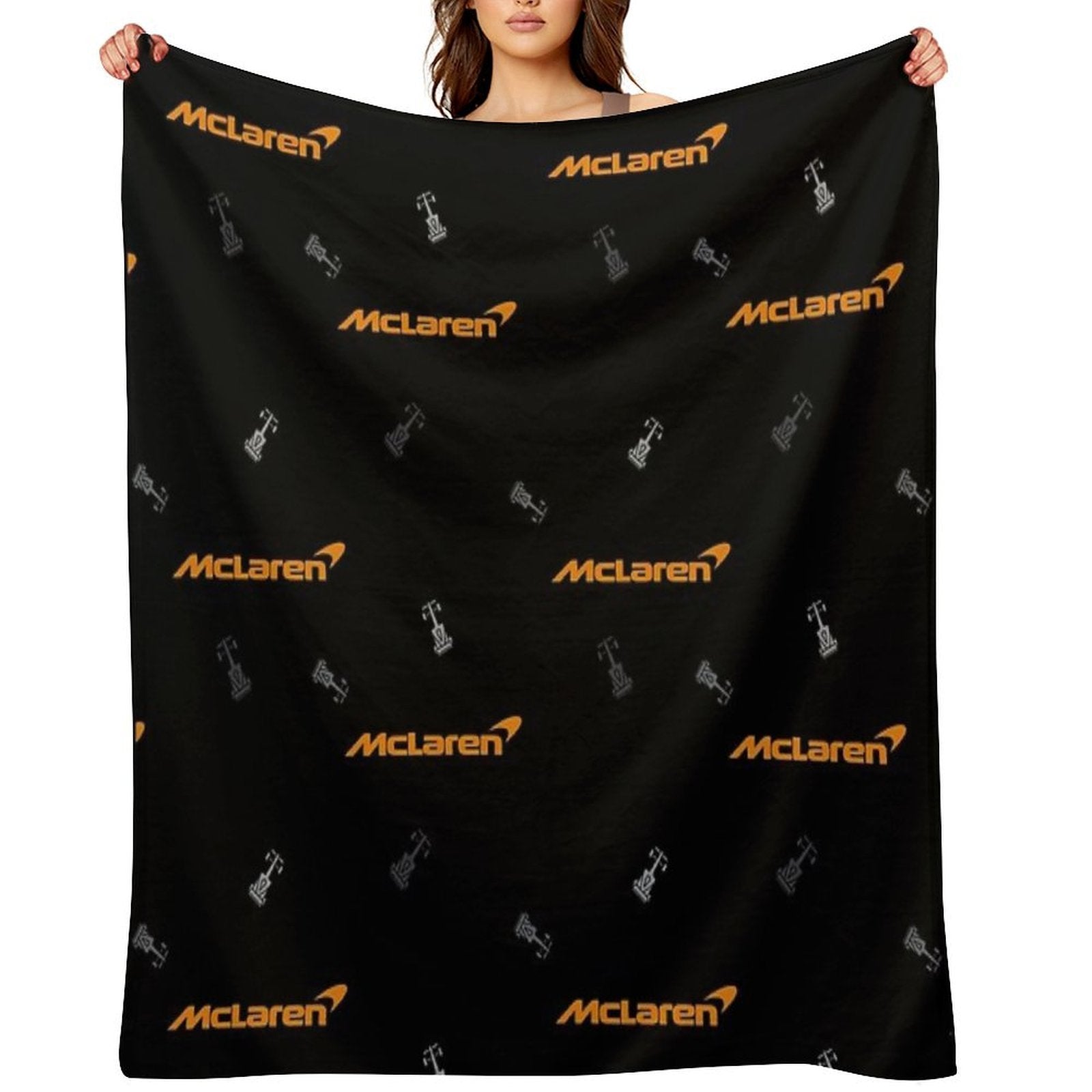 McLaren F1 Team - Speed Beyond Limits! Shrink-resistant Throw Blanket