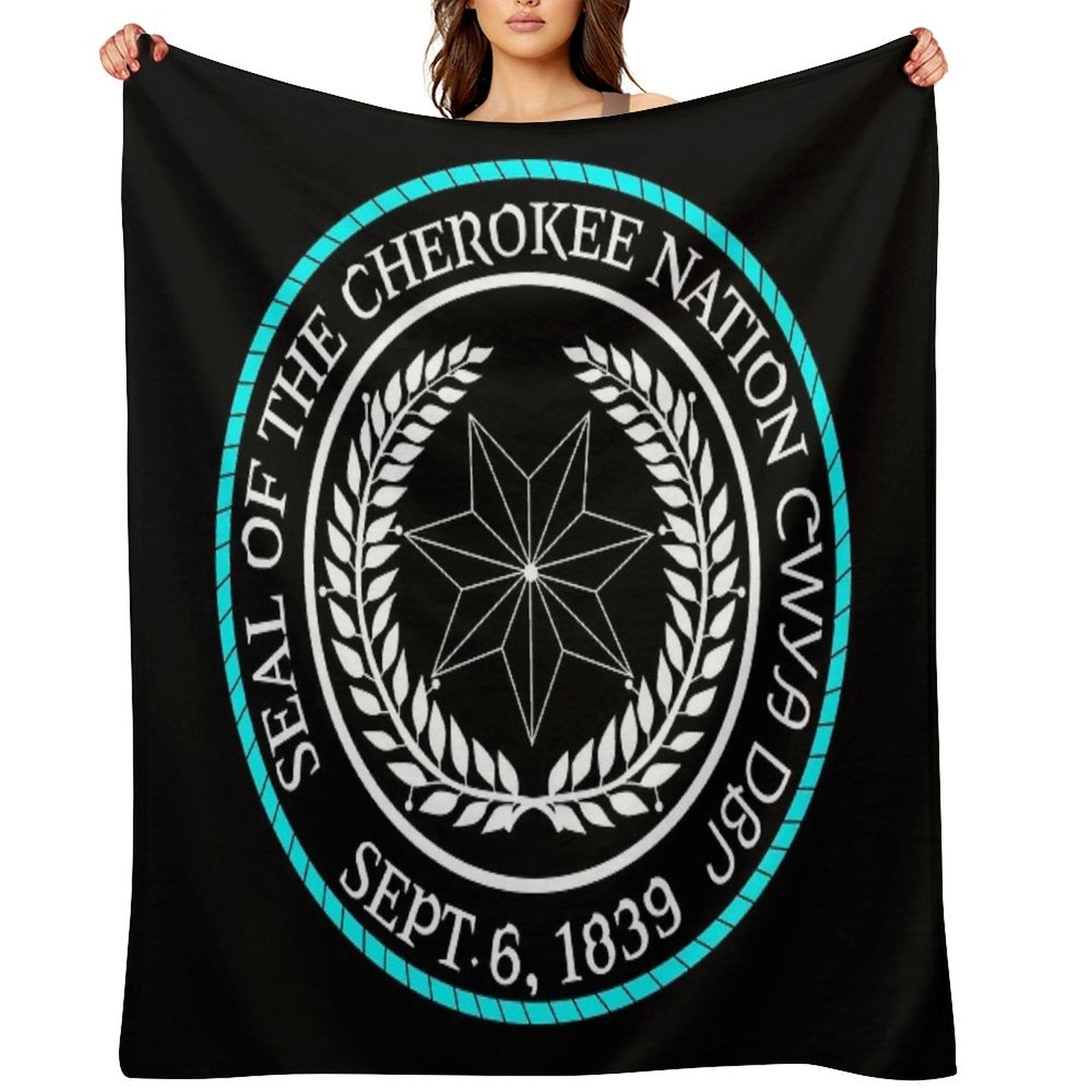 Cherokee Seal Lightweight Throw Blanket