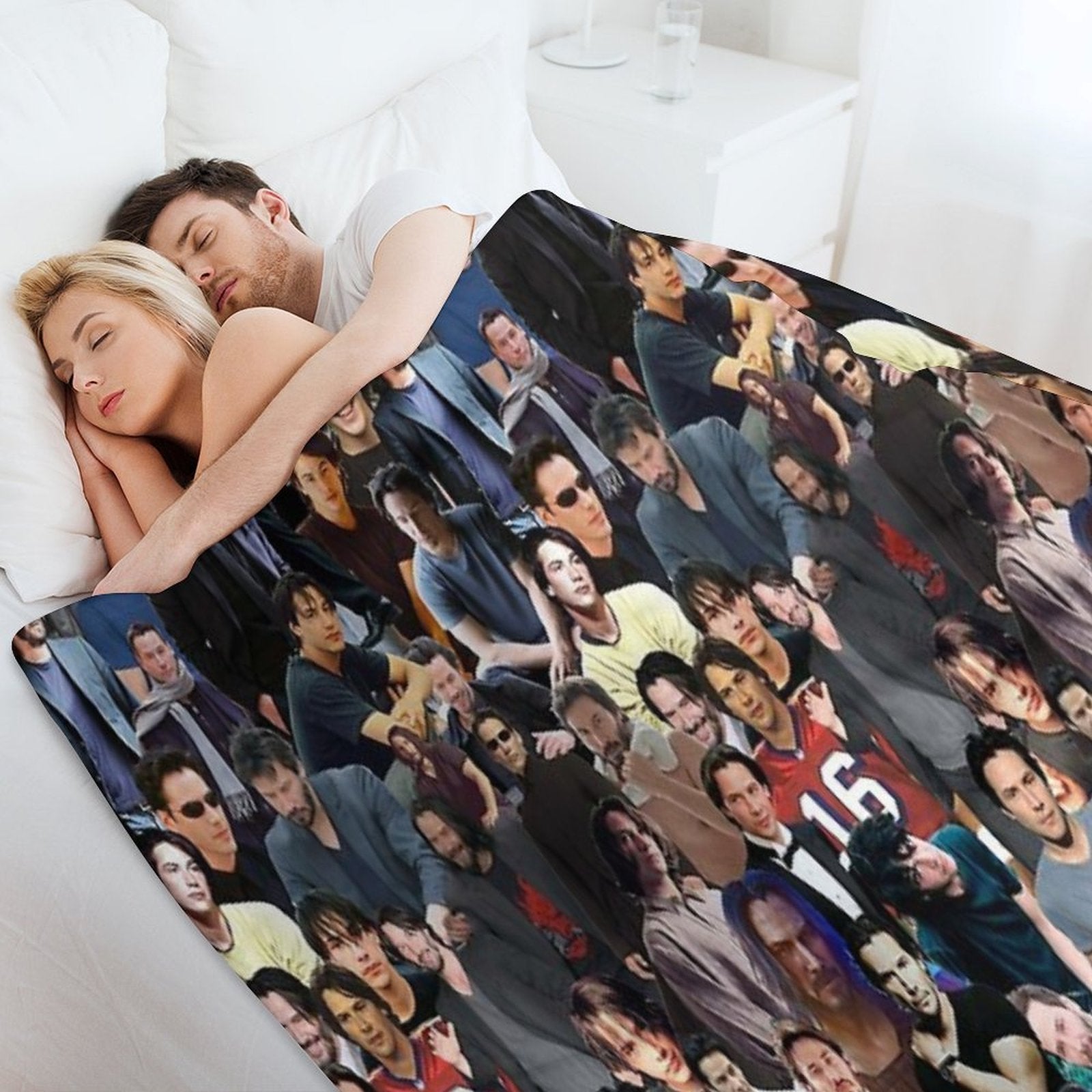 ALL of Keanu Reeves Travel-friendly Throw Blanket