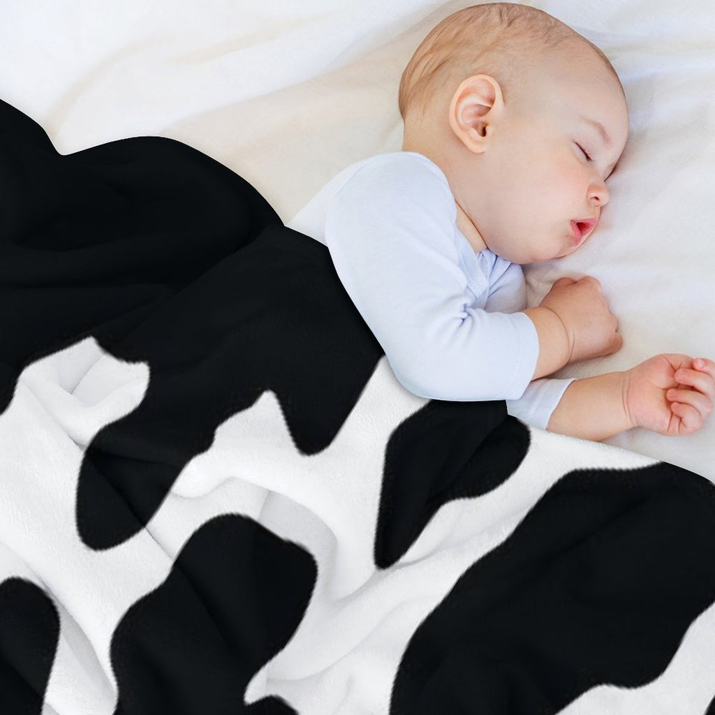 Cow Pattern Quick-dry Throw Blanket