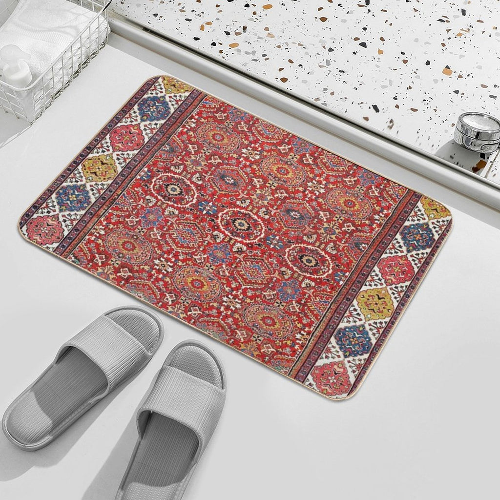 Mahal Arak West Persian Rug Print  Repositionable Bath Mat