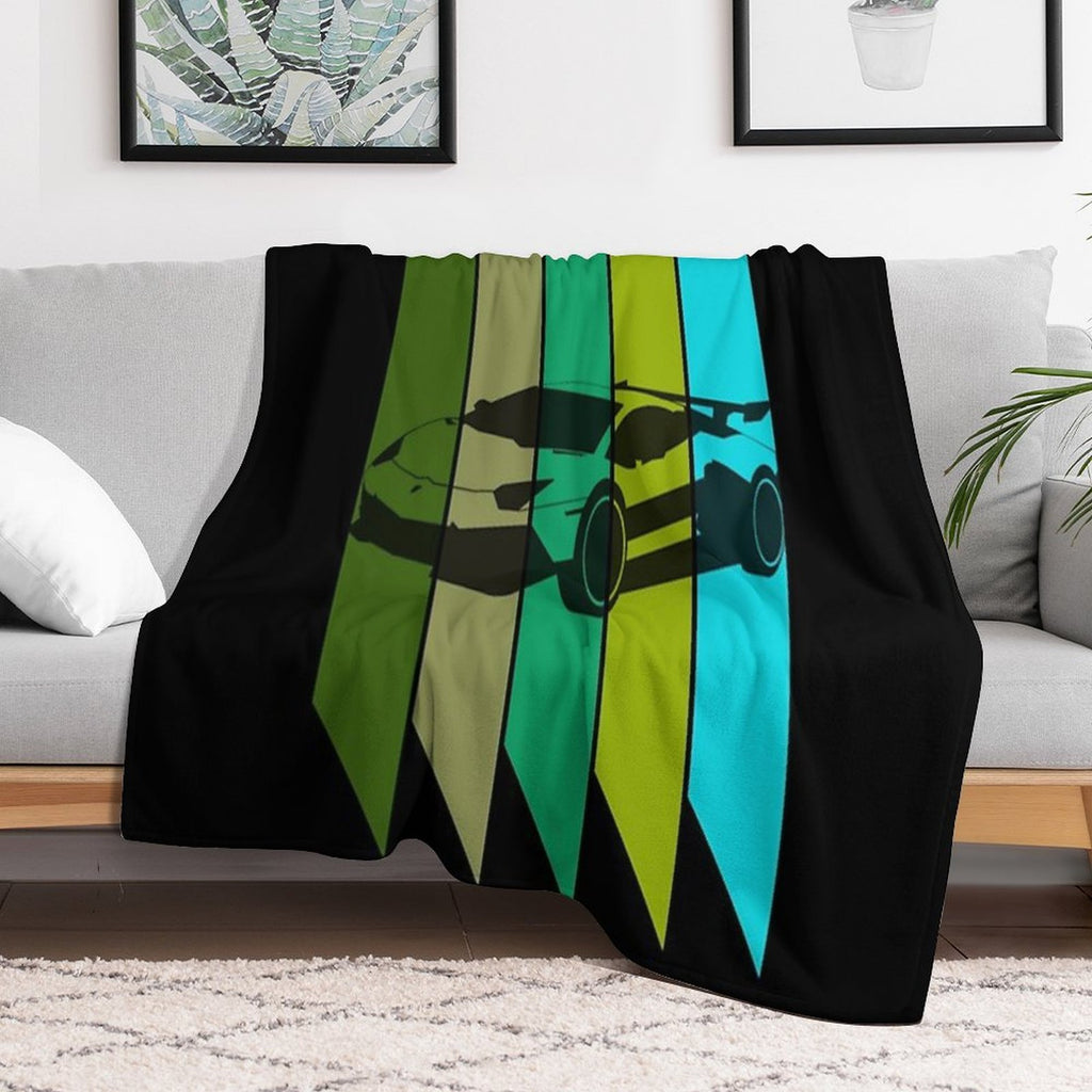 I Love My Lamborghini Velvety-soft Throw Blanket