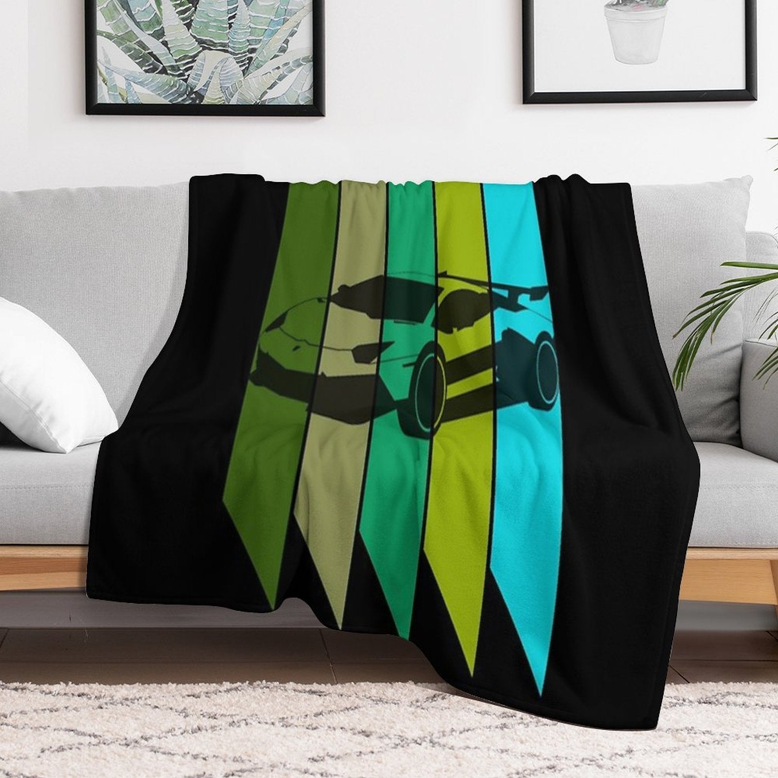 I Love My Lamborghini Velvety-soft Throw Blanket
