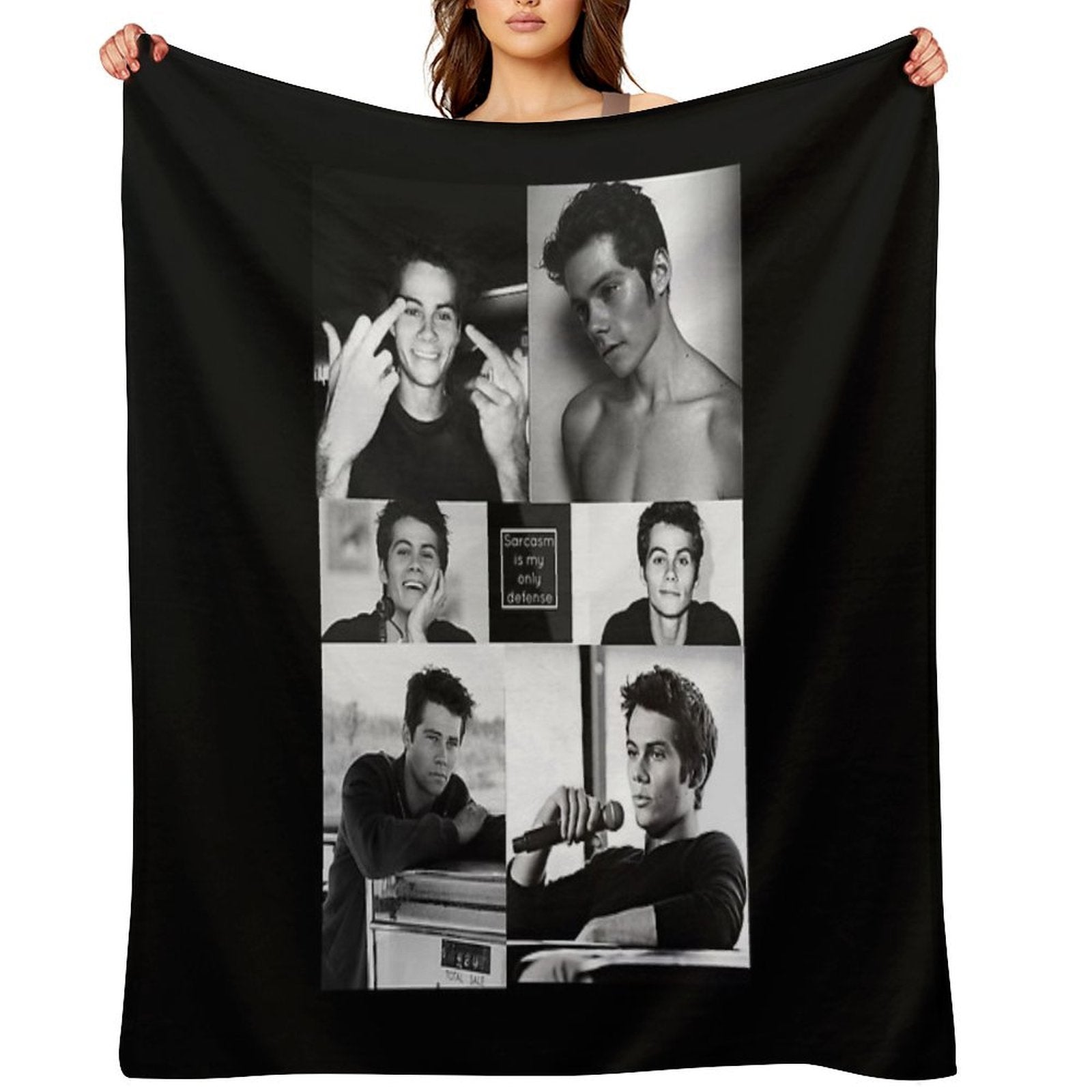 Dylan O'Brien Sustainable Throw Blanket