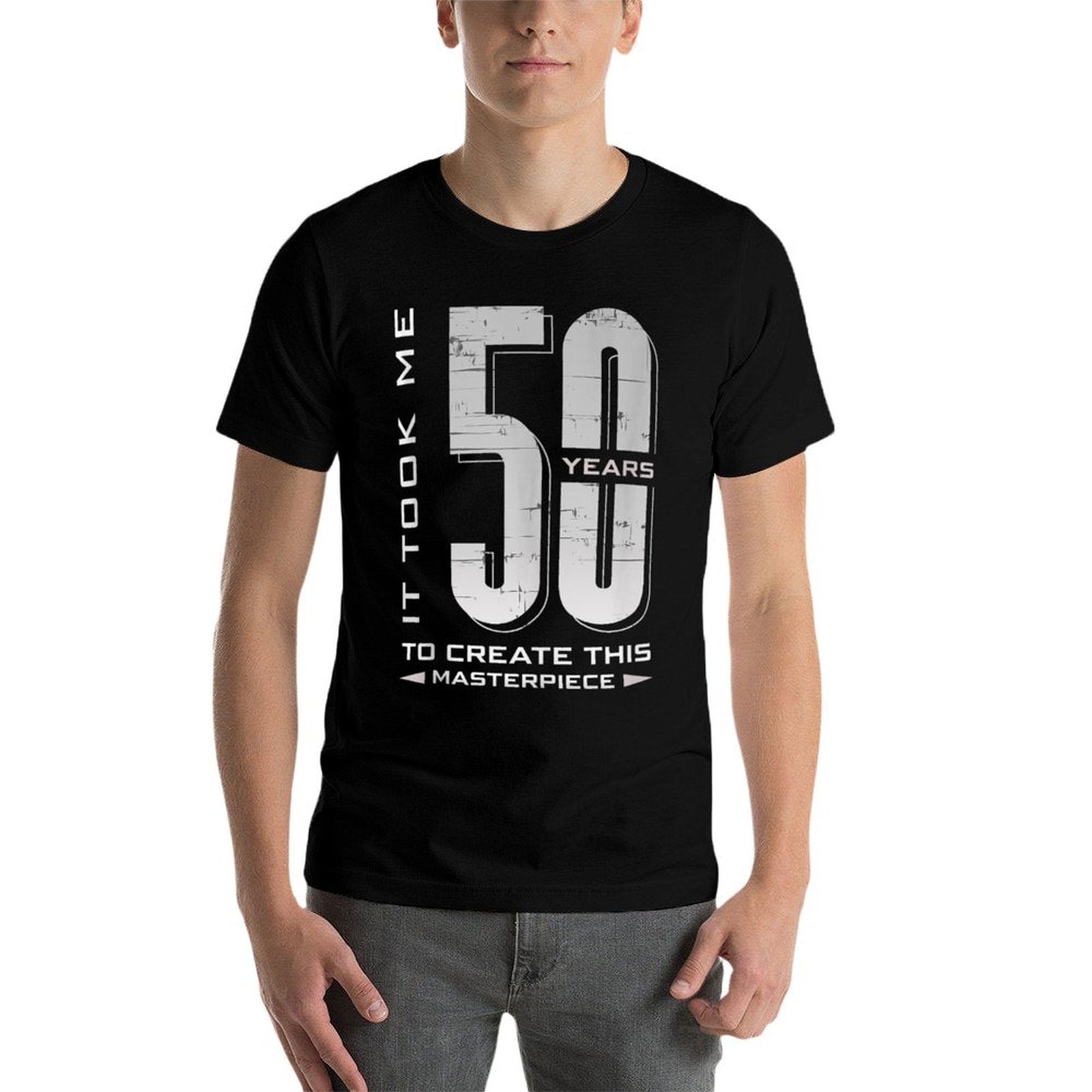 It Took Me 50 Years To Create This Masterpiece 50th Birthday  Vintage-inspired T-Shirt