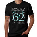 Blessed By God For 62 Years Old Woman 62nd Birthday  Affordable Price T-Shirt