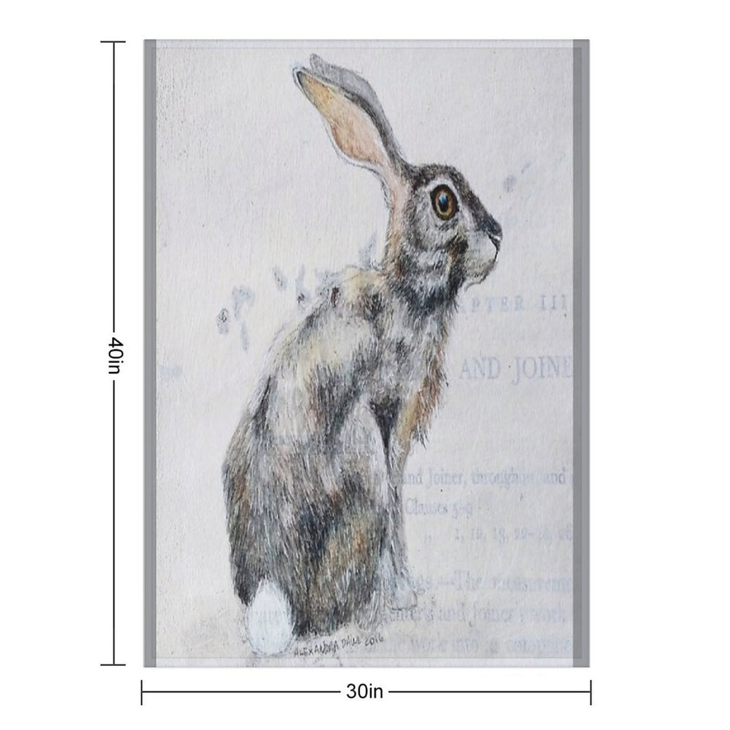Hare Anti-pilling Throw Blanket