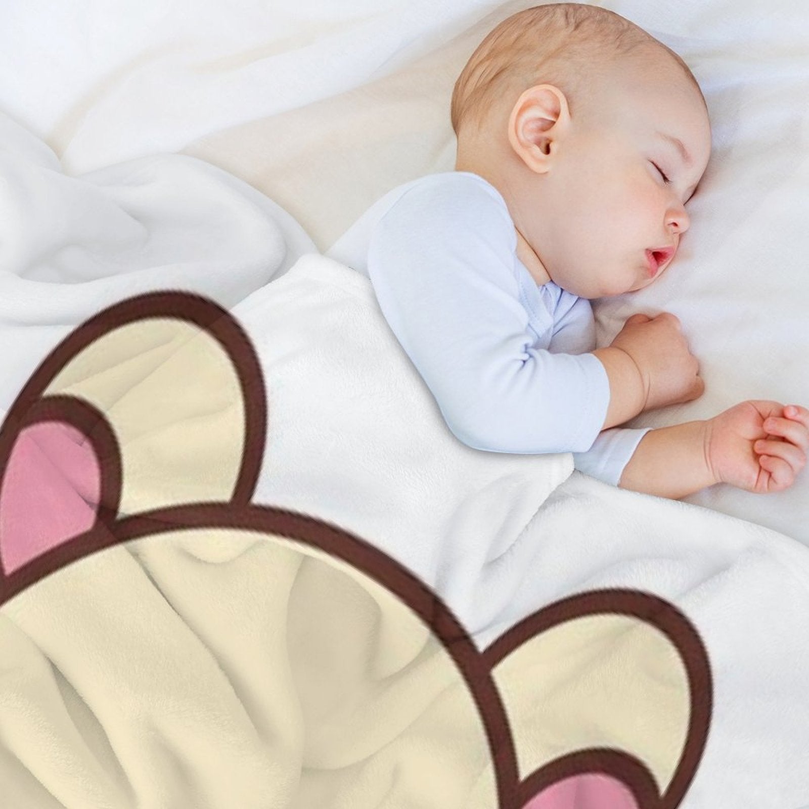Rilakkuma Korilakkuma__ Machine-washable Throw Blanket
