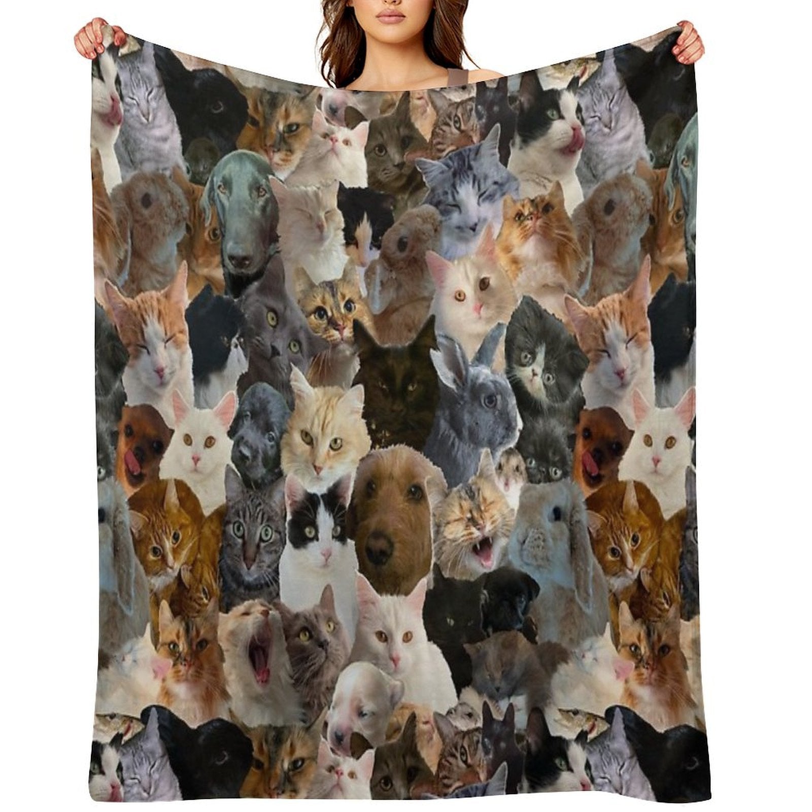 Lovely Animals Eco-conscious Throw Blanket