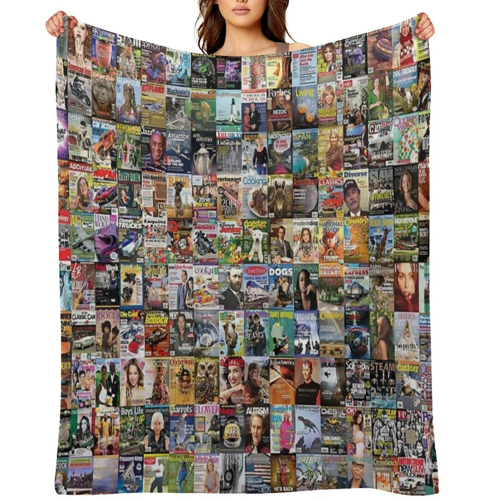 Magazines Eco-conscious Throw Blanket