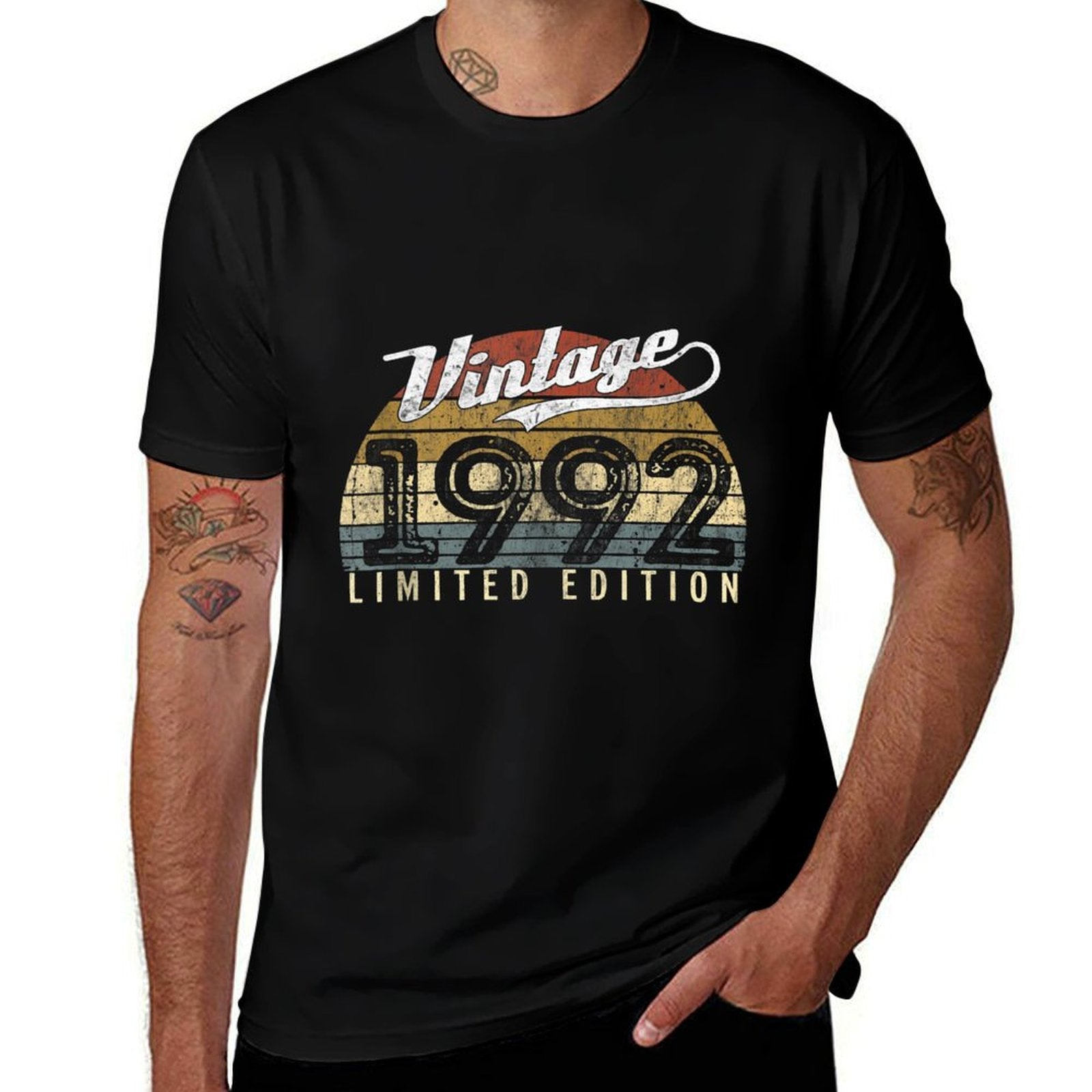 Vintage 1992 Limited Edition 30 Years Old 30th Birthday  Slim-fit Cut T-Shirt