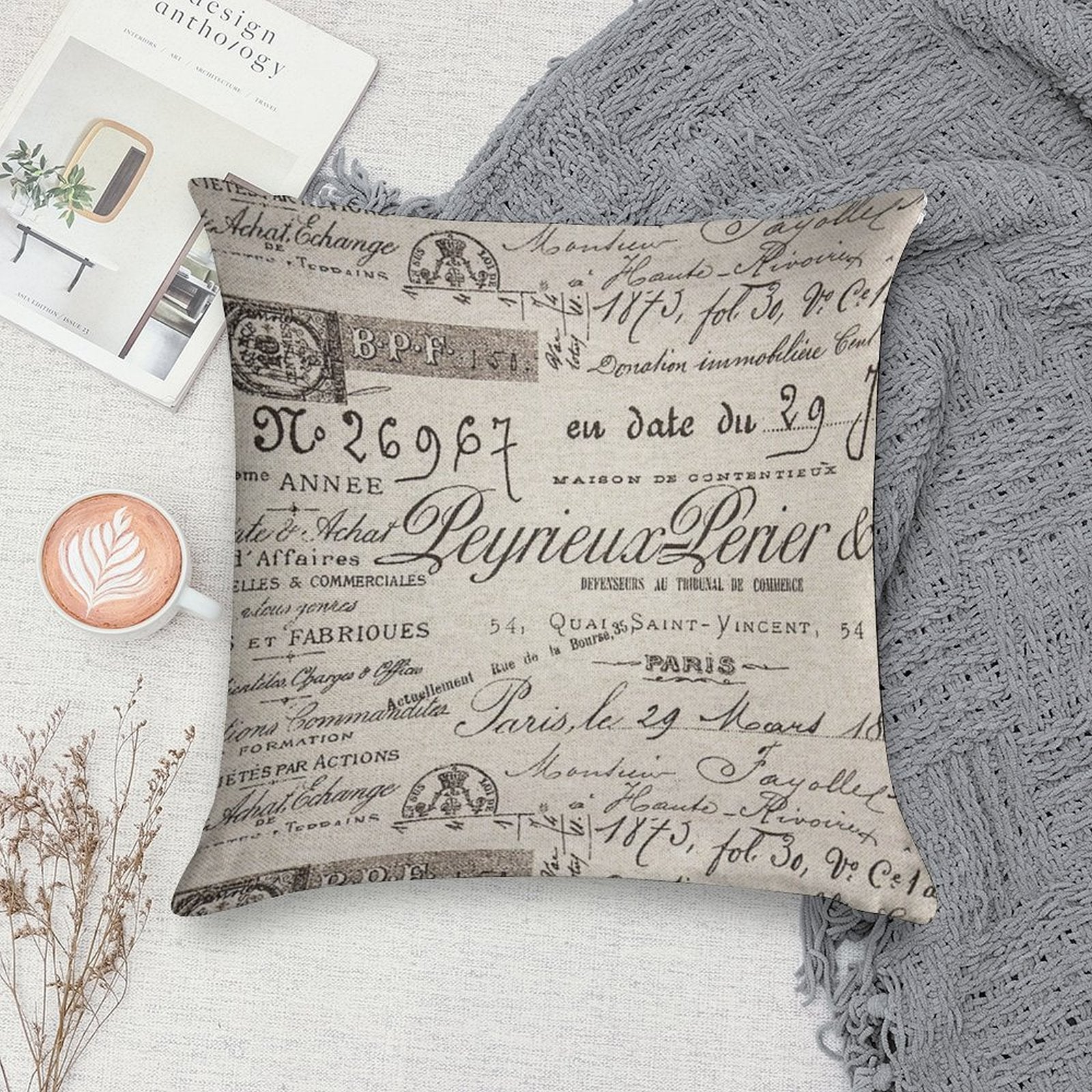 Parisan Soft Ultra-Soft Texture Throw Pillow