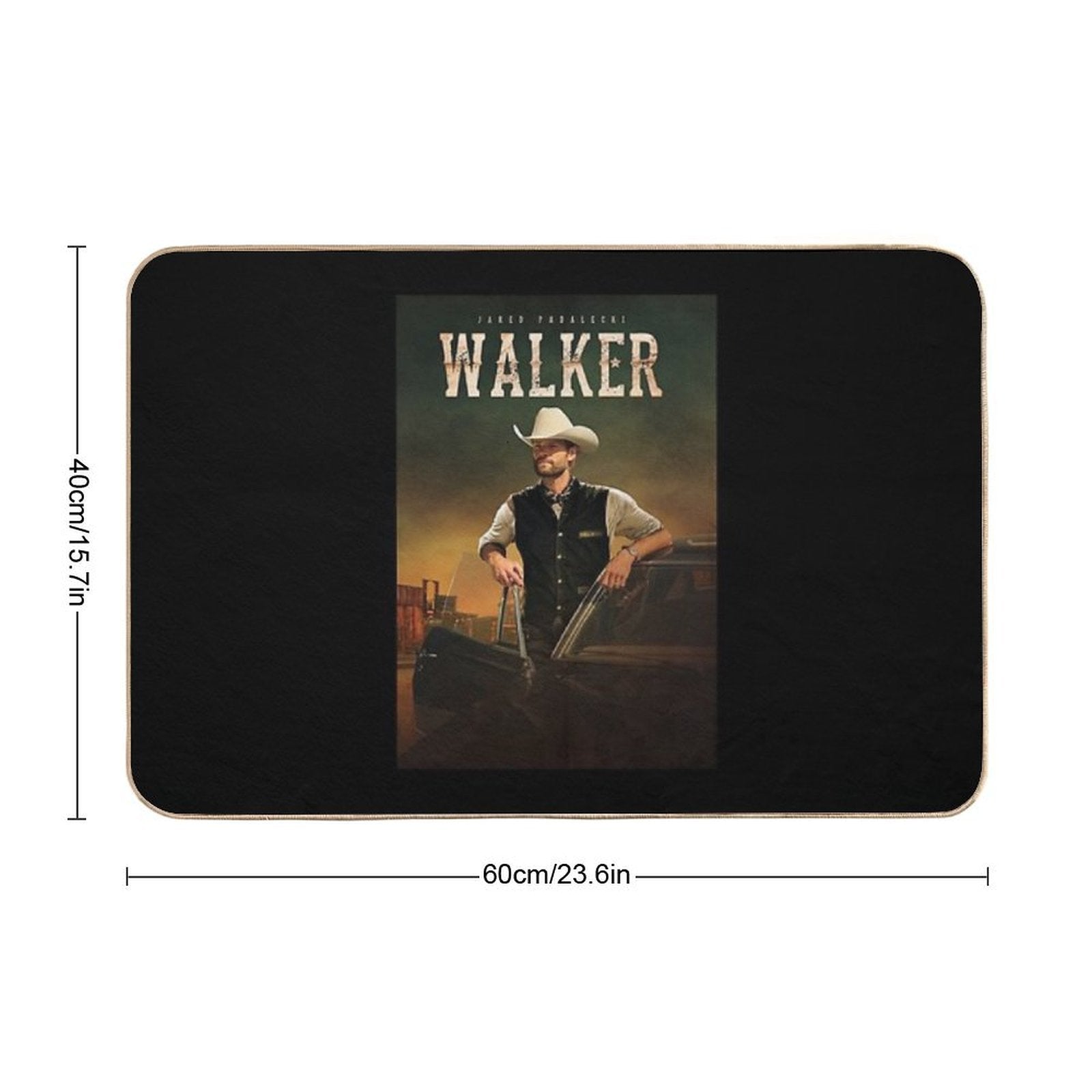 WALKER Jared Padalecki 2  Stain-Proof Bath Mat