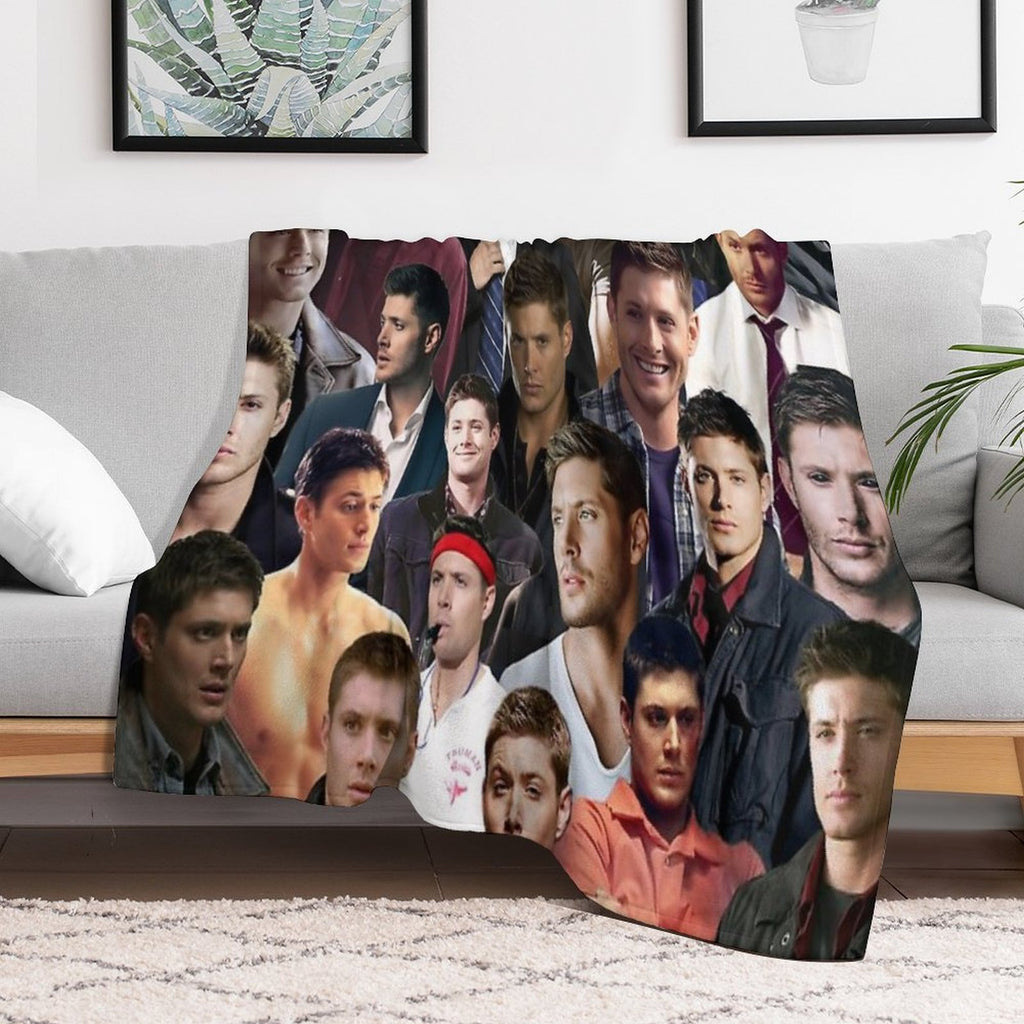 Dean Winchester Collage Durable Throw Blanket
