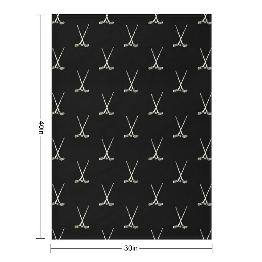 Hockey Sticks Travel-friendly Throw Blanket