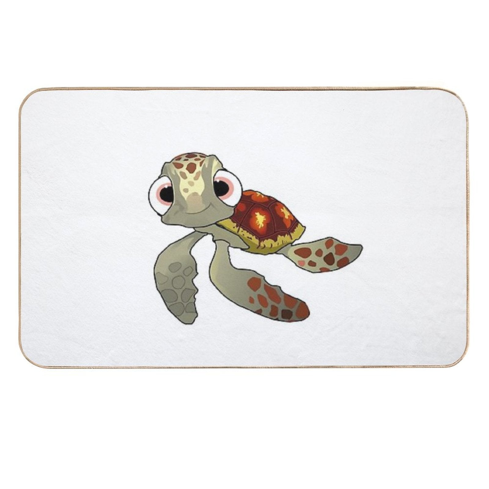Cute Squirt Finding Nemo  Repositionable Bath Mat