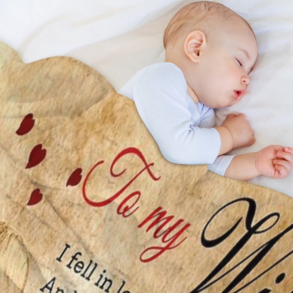 Carl And Ellie To My Wife I Love You Always With My Whole Heart, Valentines Gift For Wife Premium Throw Blanket