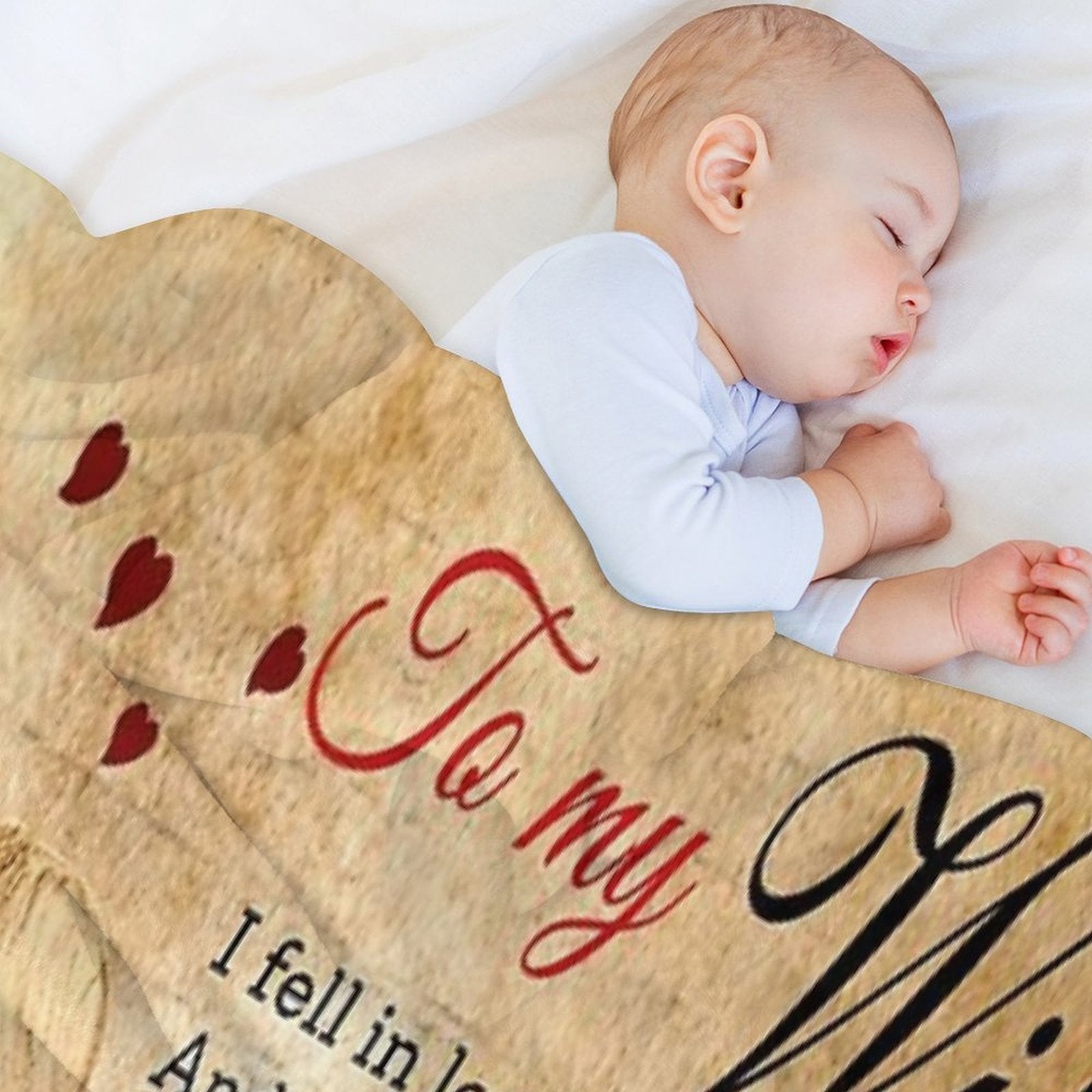 Carl And Ellie To My Wife I Love You Always With My Whole Heart, Valentines Gift For Wife Premium Throw Blanket