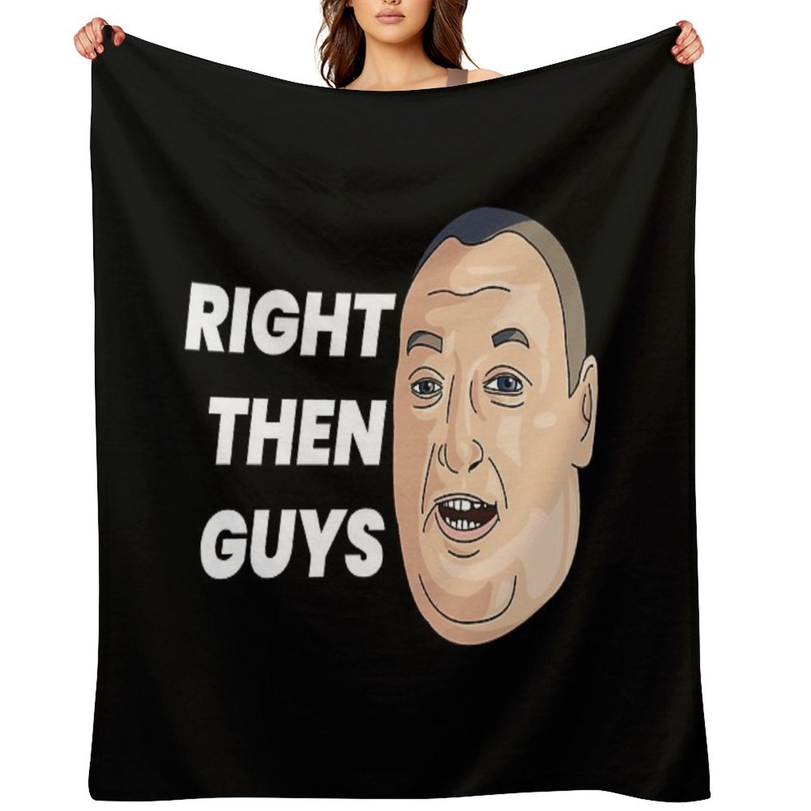 Rate My Takeaway Right Then Guys Design Anti-pilling Throw Blanket