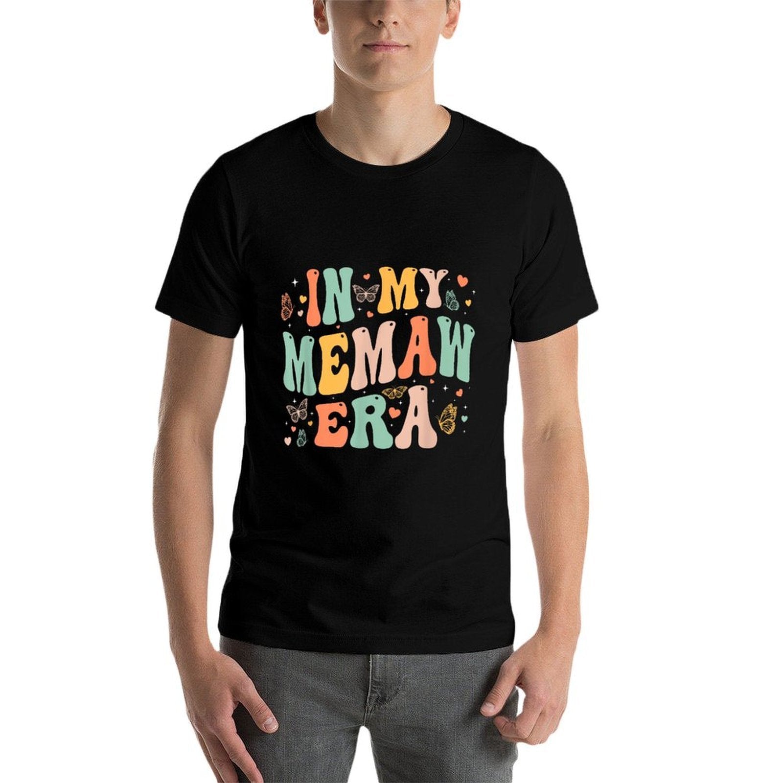 Retro Groovy In My Memaw Era Mothers Day Gifts Women  Relaxed-fit T-Shirt