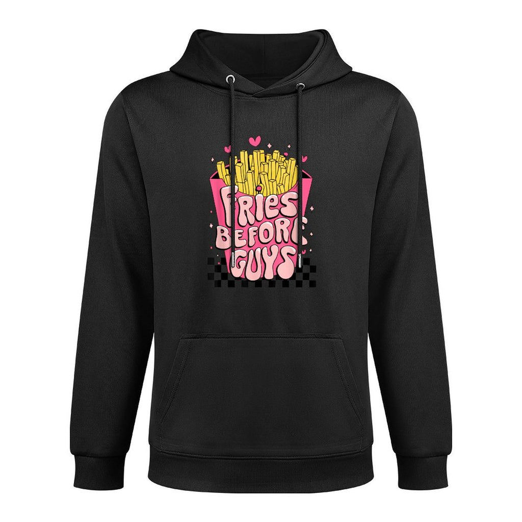 Funny Fries Before All Guys Food Humor for Fry Lovers Colorfast Hoodie