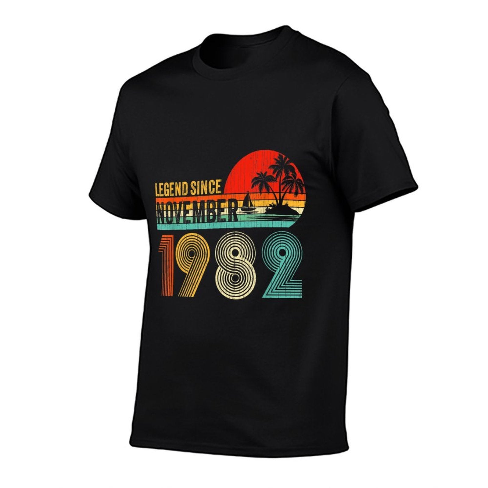 40 Year Old Vintage Legend Since November 1982 40th Birthday  Oversized Silhouette T-Shirt