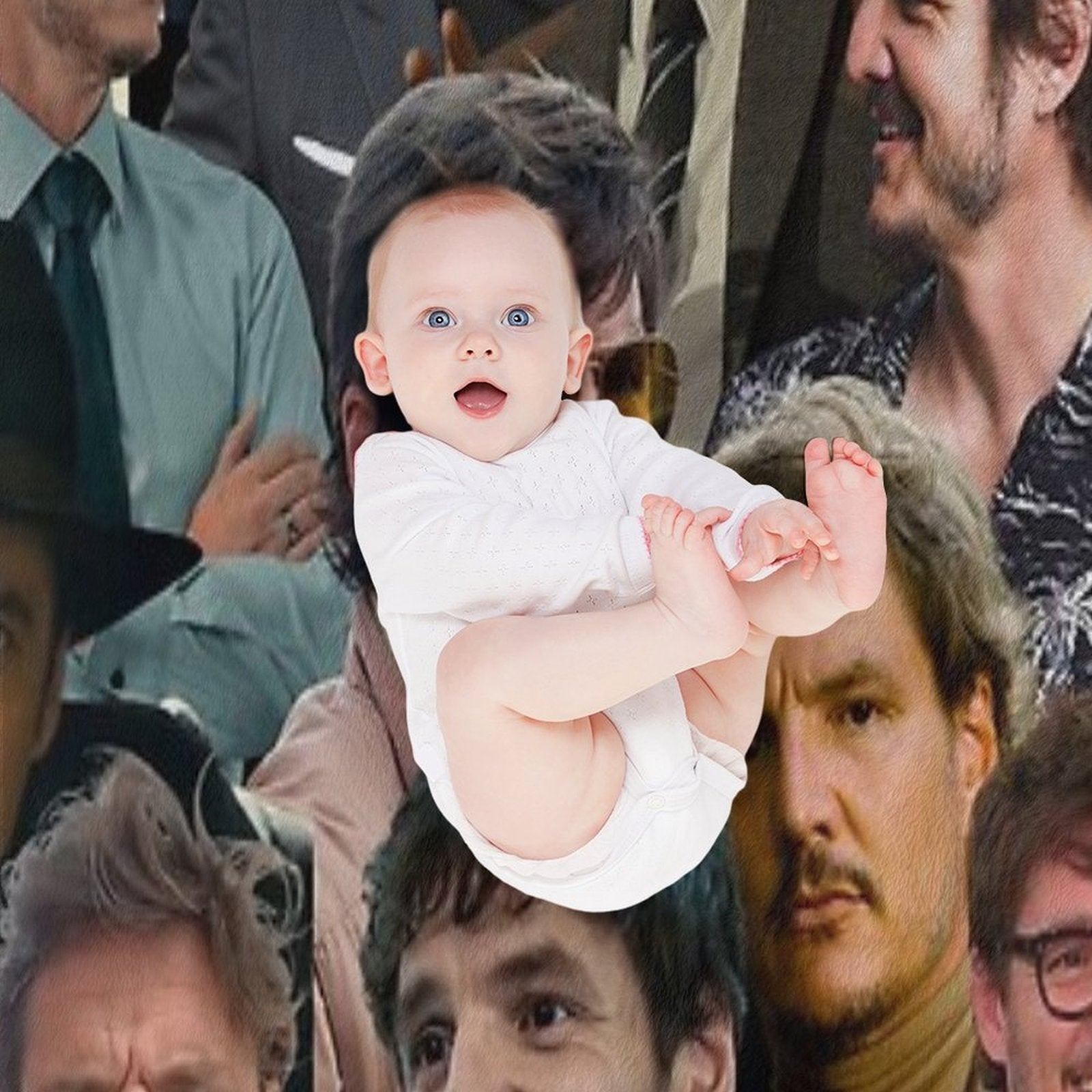 Pedro Pascal Collage Blanket Style Durable Throw Blanket