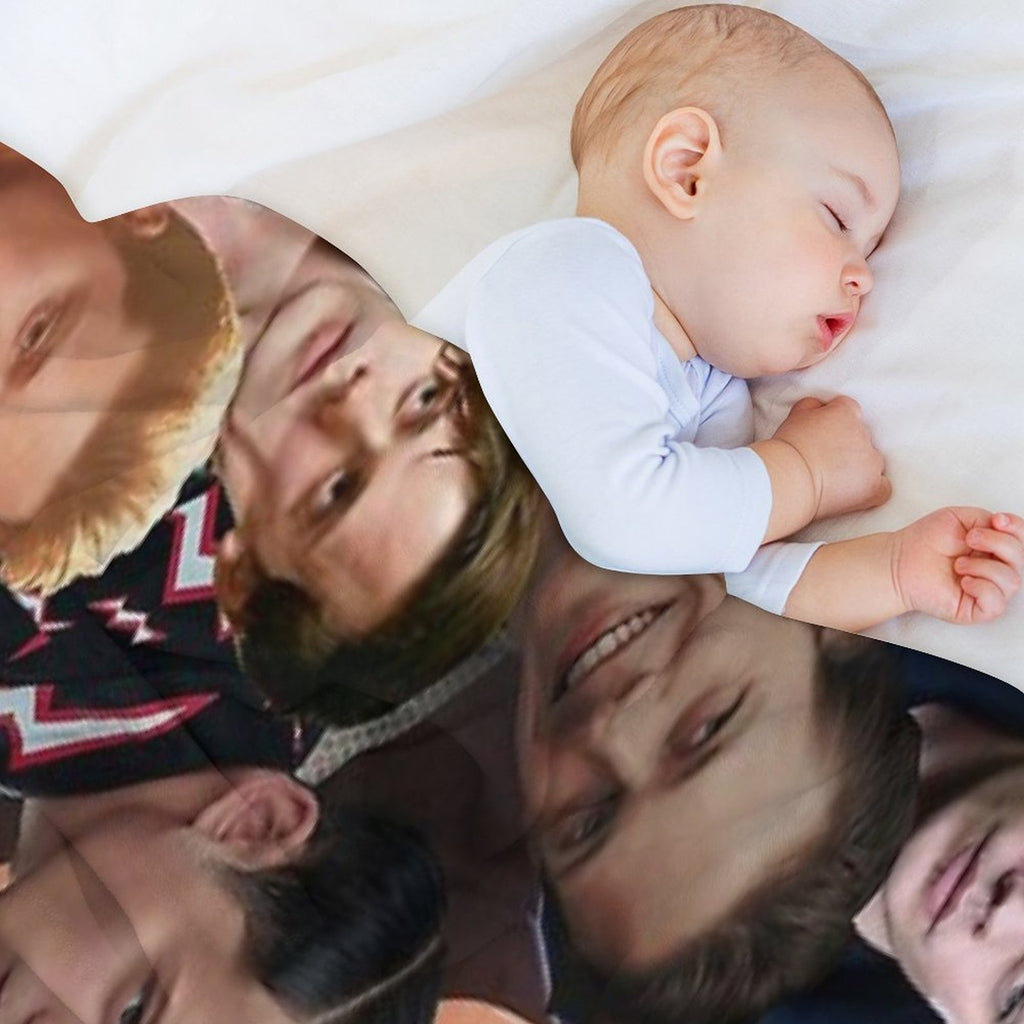 Bill Skarsgård Photo Collage Durable Throw Blanket