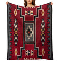 Navajo Blanket,southwestern Art,native American Art,indian Art,arizona,dessert,geometric Pattern,bow And Arrows,cowboys And Indi Premium Throw Blanket