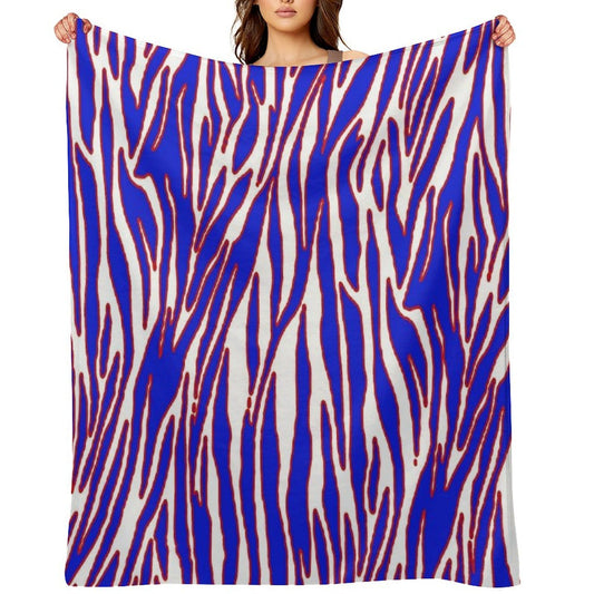 Zuba Print Pattern All-season Throw Blanket