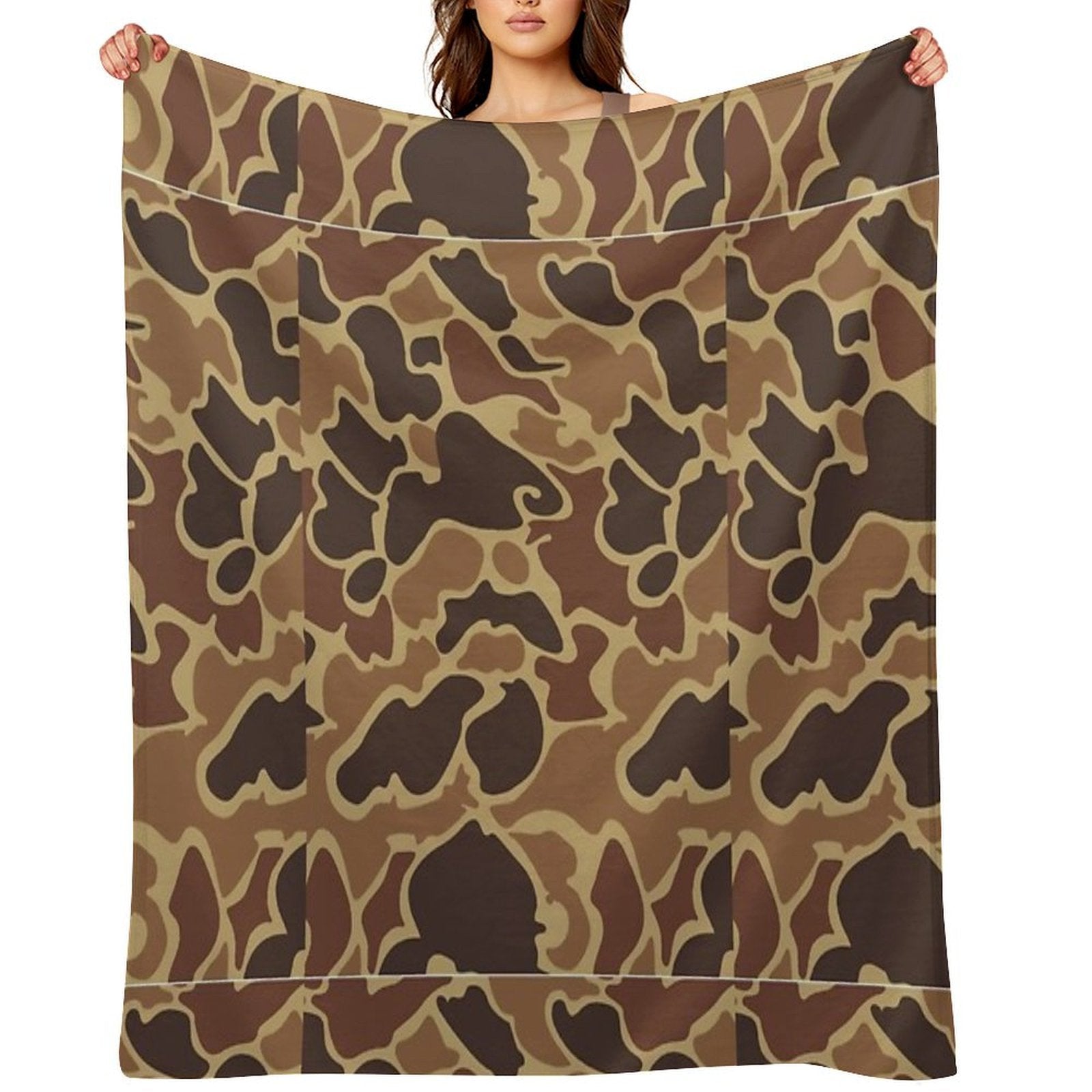 Duck Camo Comfort Throw Blanket