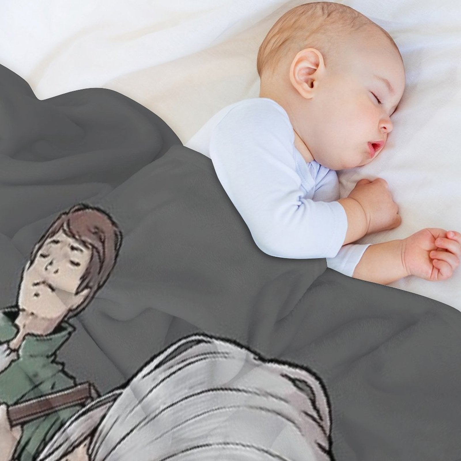 Geralt Face Palm Easy Care Throw Blanket