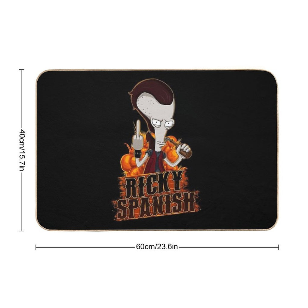 Ricky Spanish  Easy Maintenance Bath Mat