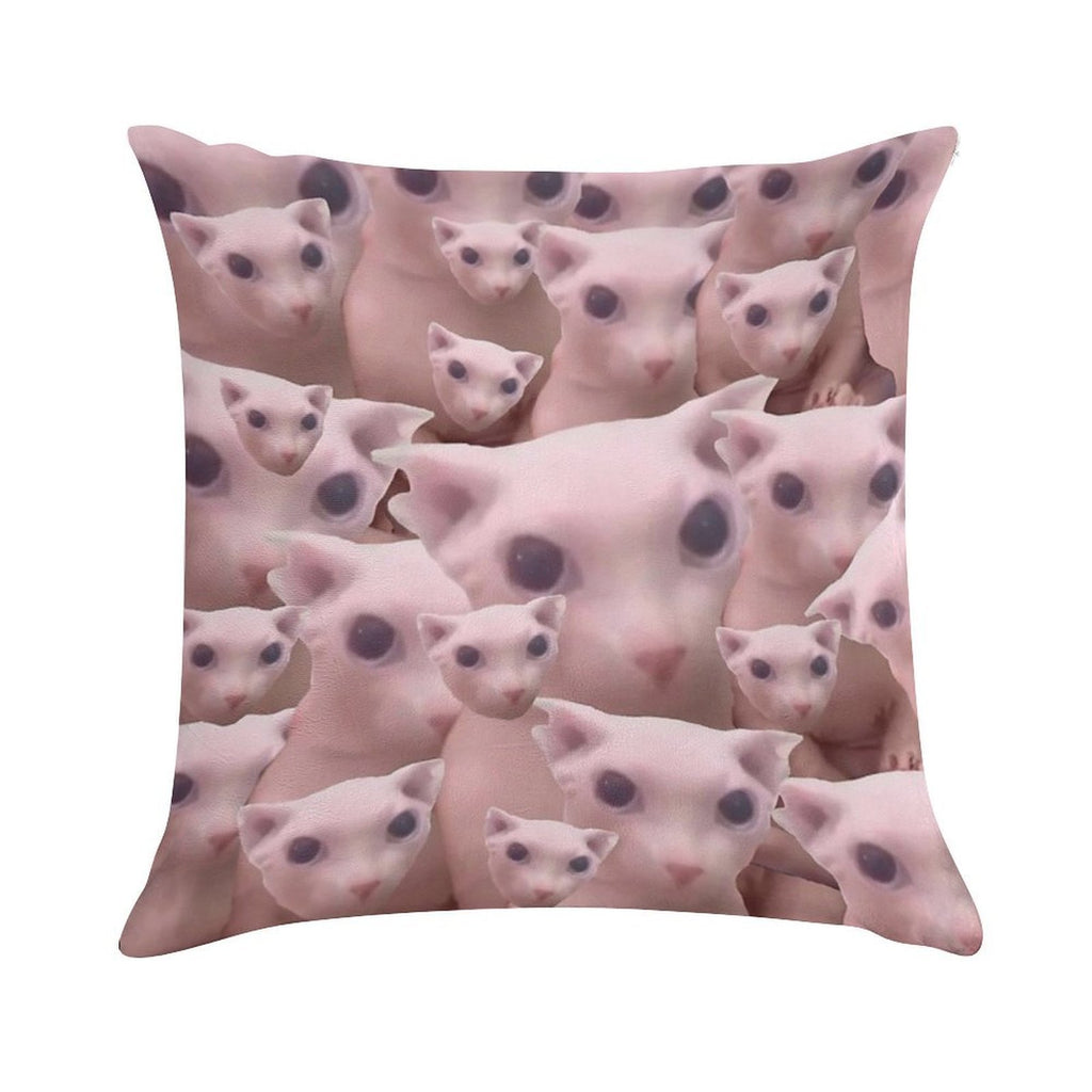 Bingus Pattern Soft Luxury Feel Throw Pillow