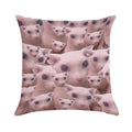 Bingus Pattern Soft Luxury Feel Throw Pillow