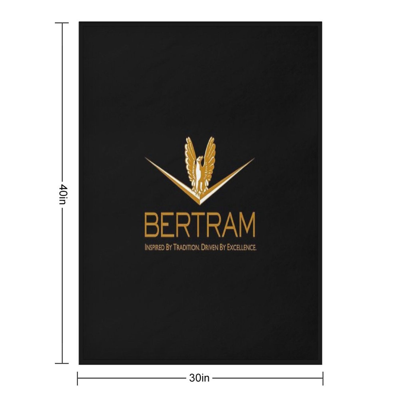 BERTRAM YACHTS Premium Throw Blanket