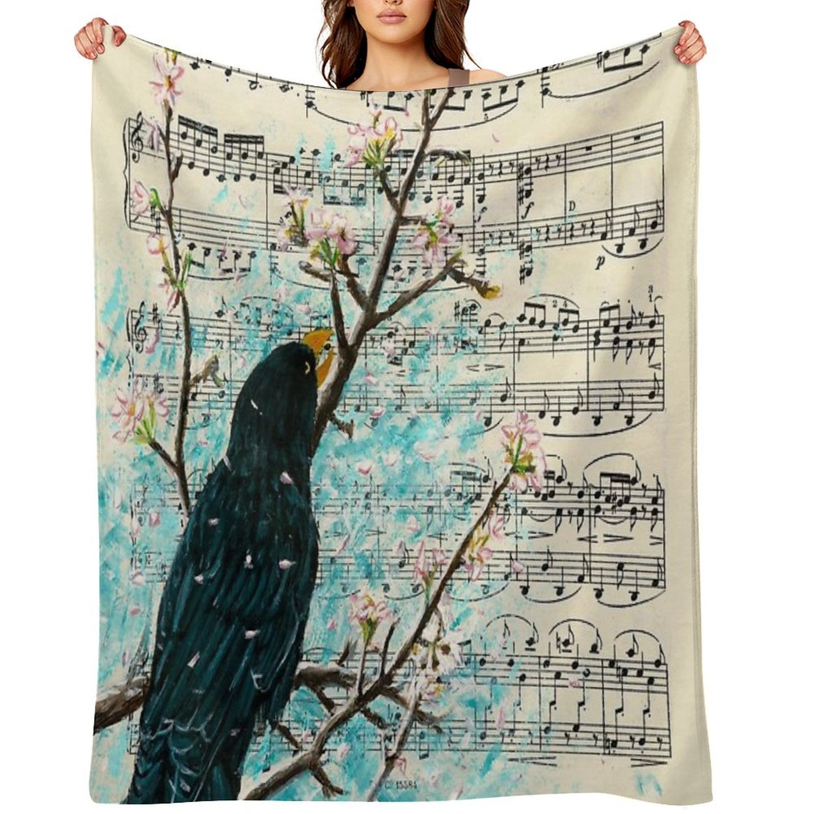 Blackbird Multi-functional Throw Blanket