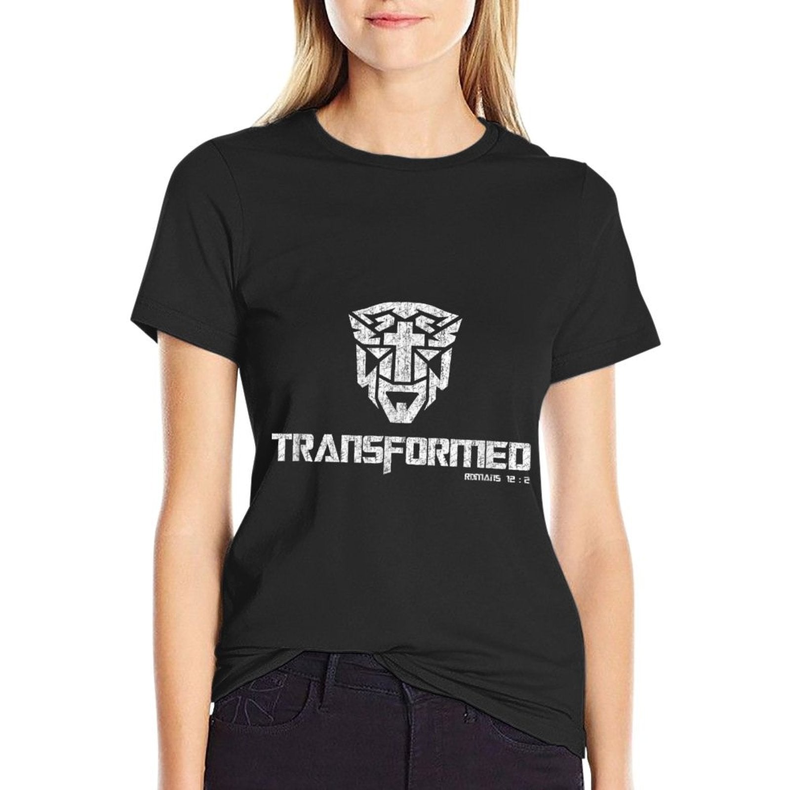 Transformed Jesus God Funny Christian T Gift Comfortable T-Shirt