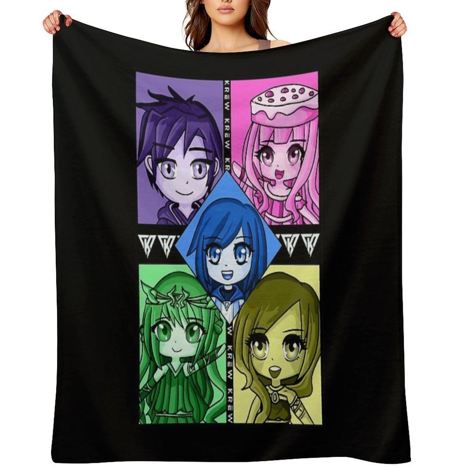 Aesthetic Funneh Krew Shrink-resistant Throw Blanket