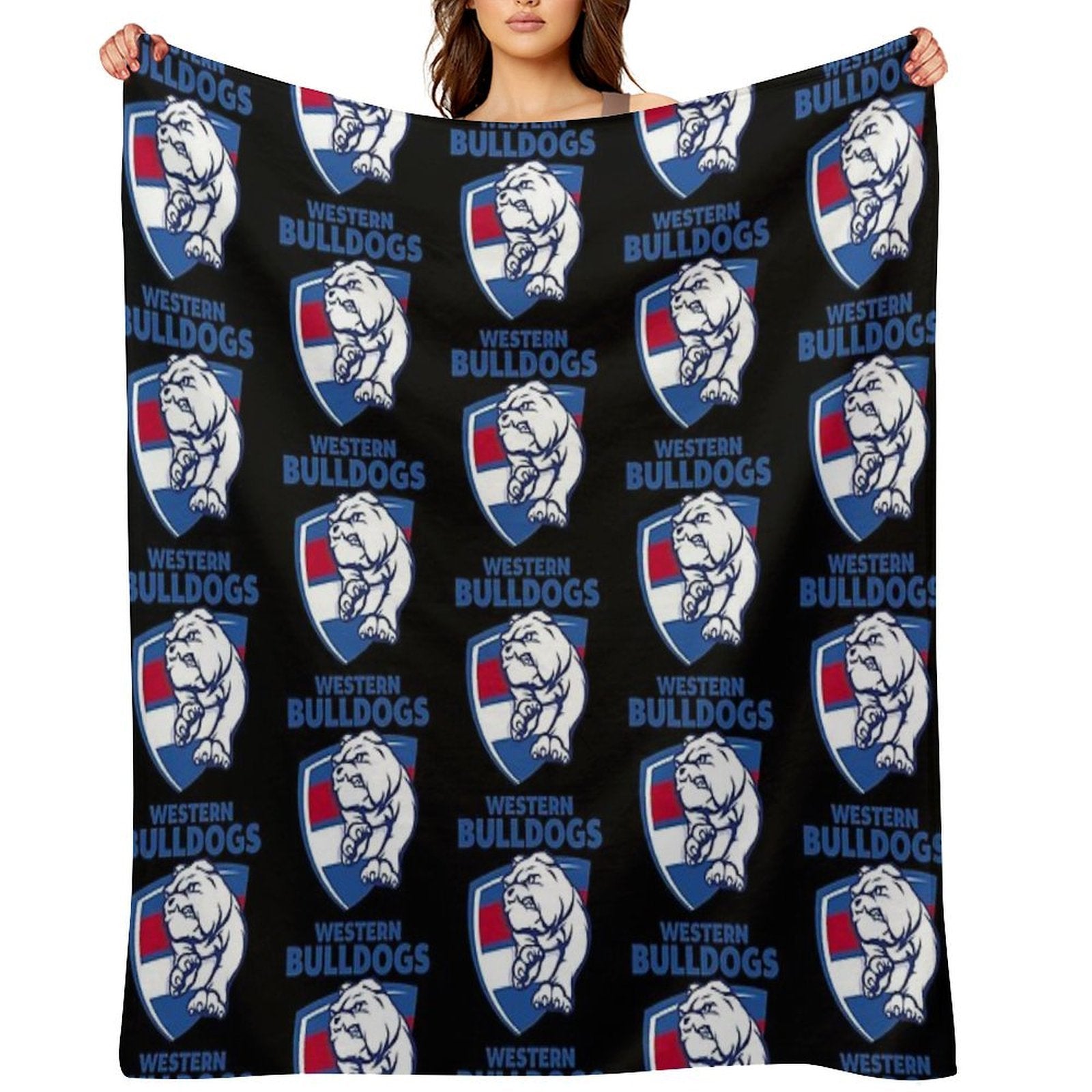 Bulldogs-western Machine-washable Throw Blanket