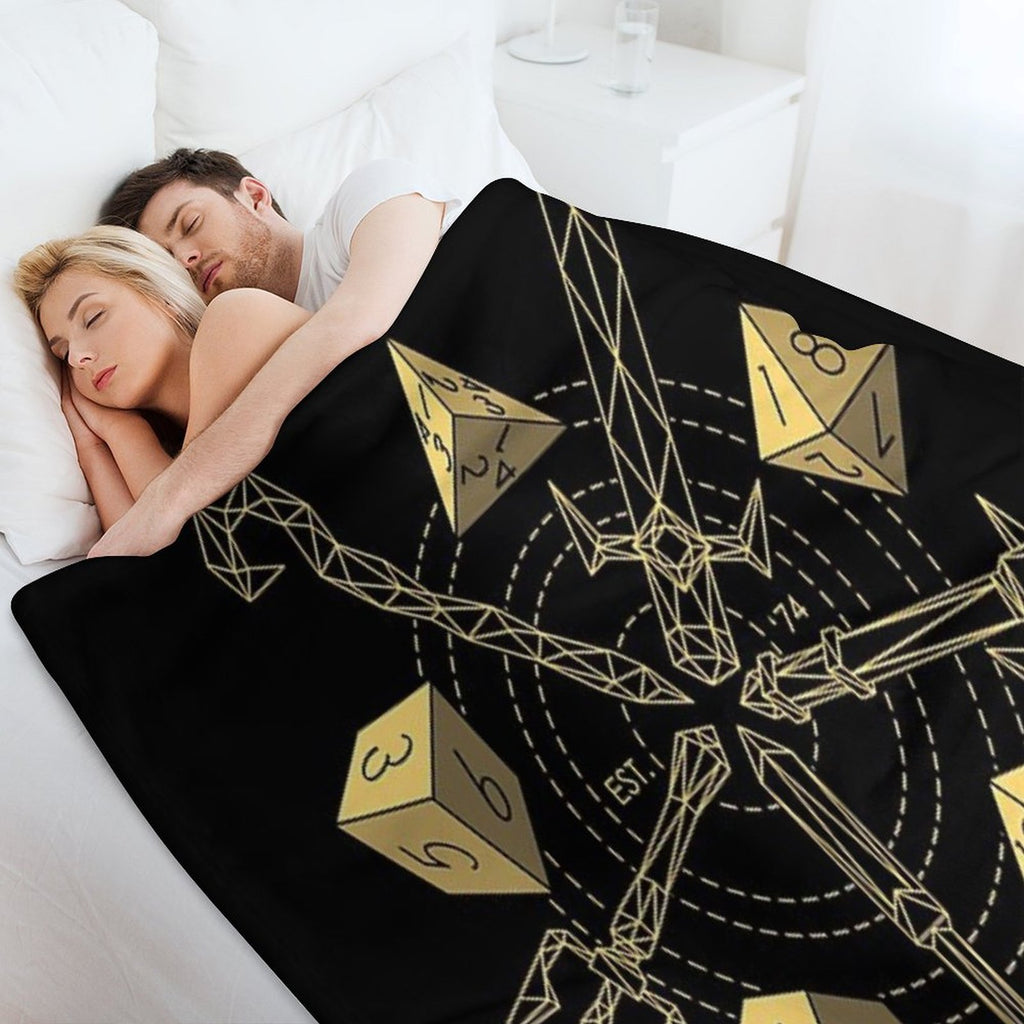Dungeons & Dragons - Choose Your Weapon Multi-functional Throw Blanket
