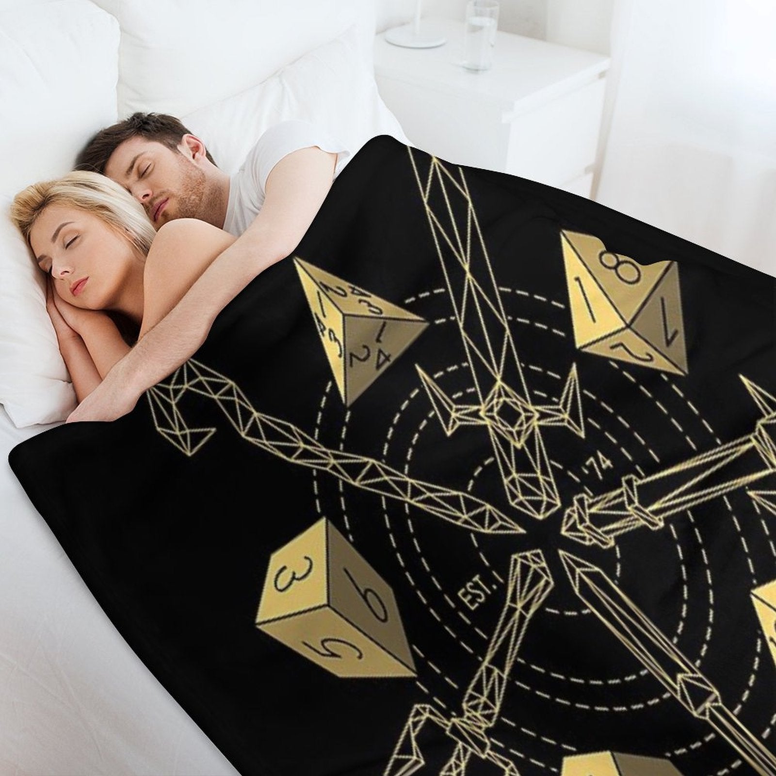 Dungeons & Dragons - Choose Your Weapon Multi-functional Throw Blanket
