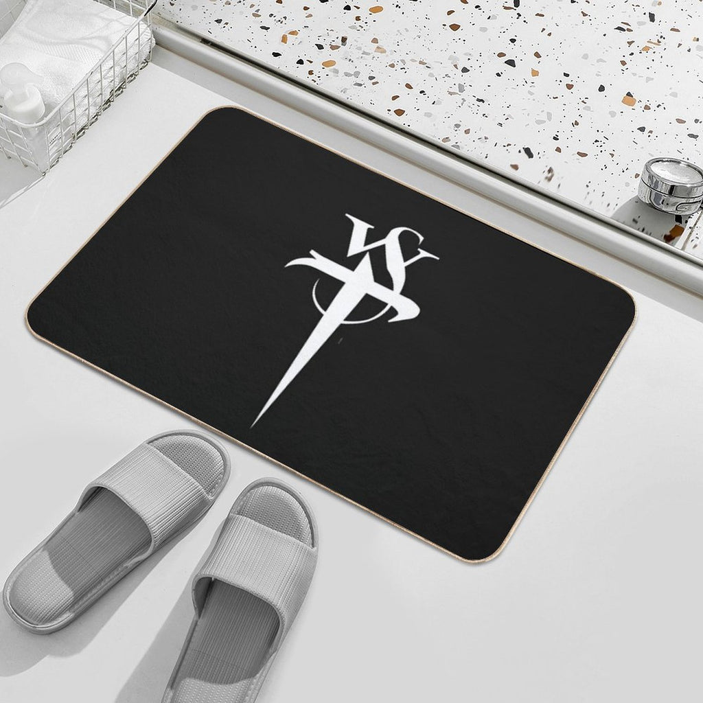 Stabbing Westwared Classic Dagger Logo  Toxin-Free Bath Mat