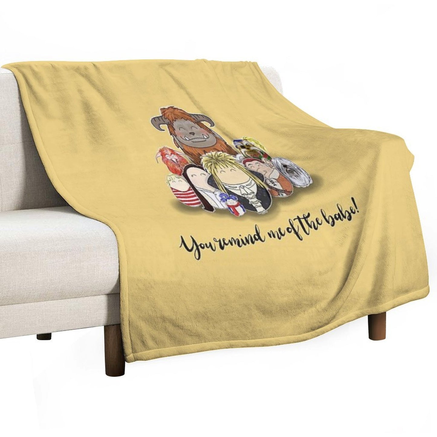 You Remind Me of The Babe Anti-pilling Throw Blanket