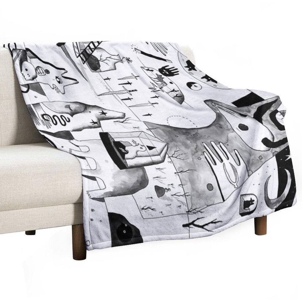 It Never Used to Rain Here Quick-dry Throw Blanket