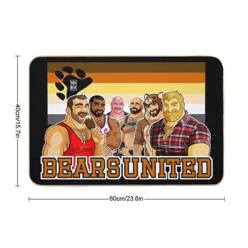 BEARS UNITED  Easy To Clean Bath Mat