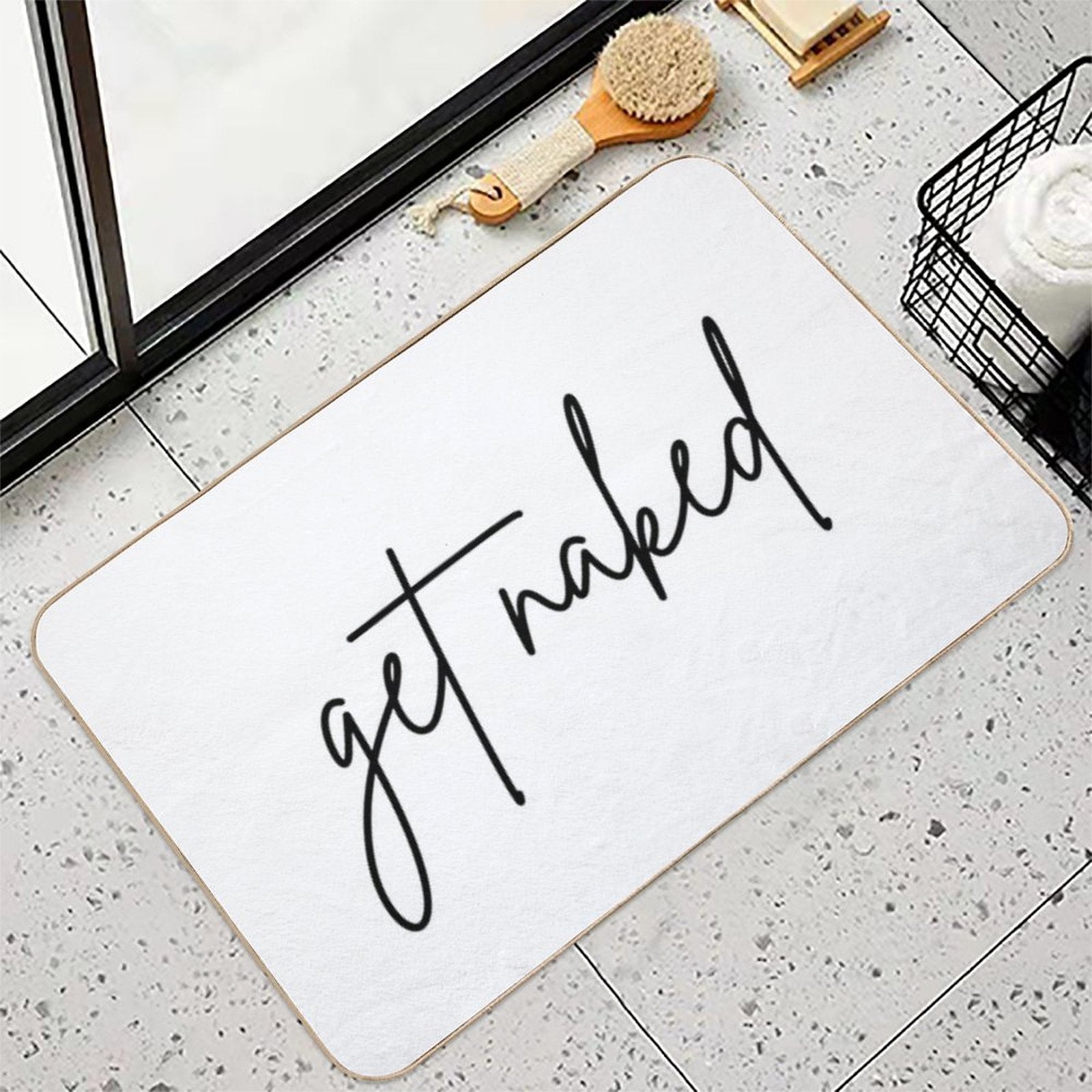 Get Naked  Rapid-Drying Bath Mat