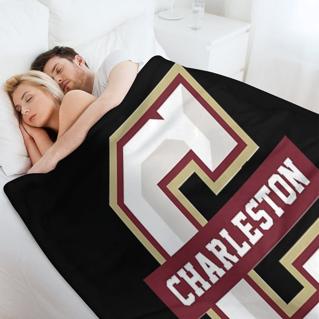 College of Charleston Cougars Classic Anti-pilling Throw Blanket